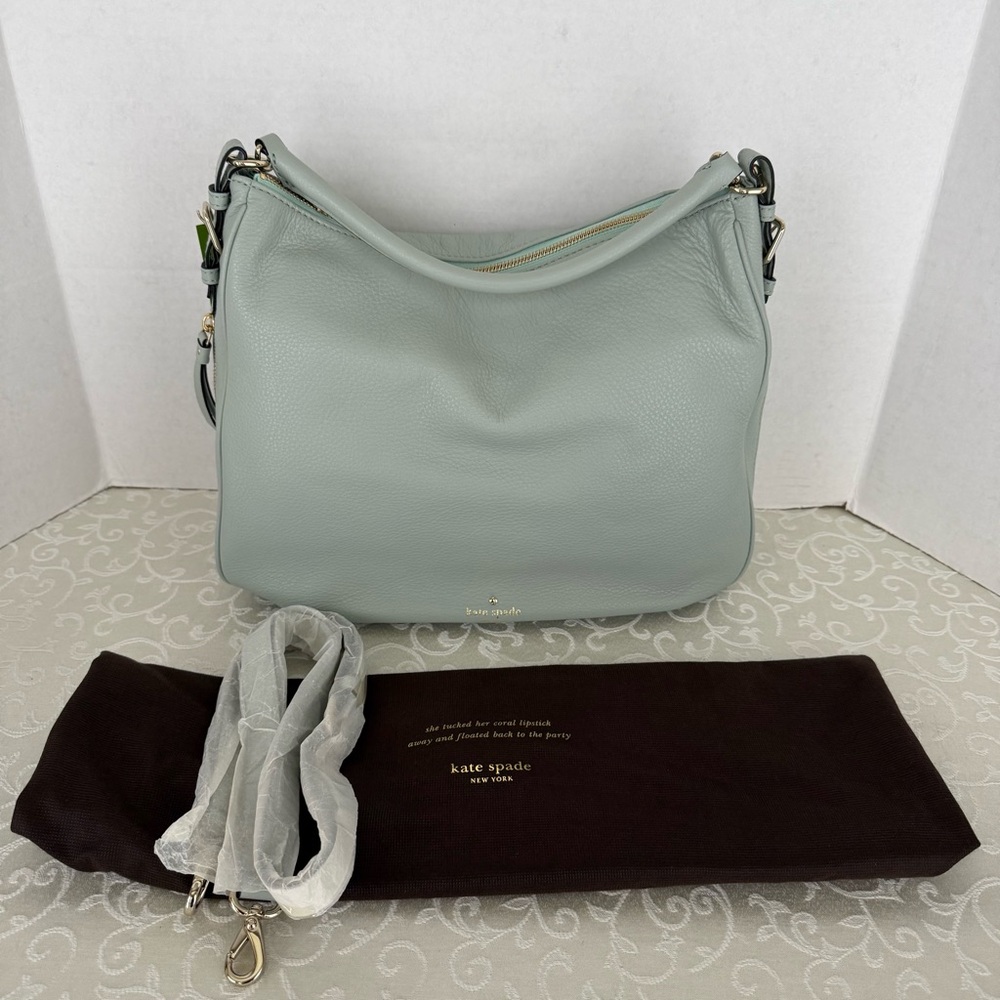 Kate Spade Soft Mint Green Leather Shoulder/Crossbody Bag (new with tag)